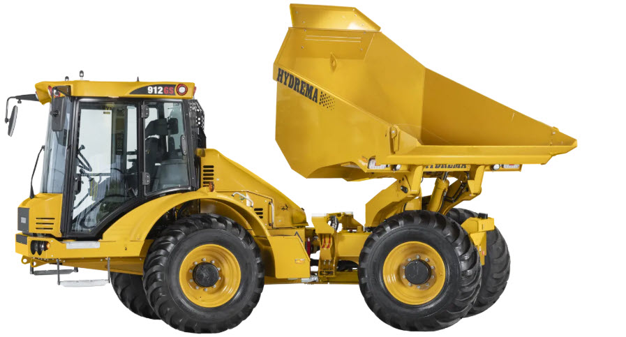 Dumper leddstyrt hjulgående 10-14 tonn