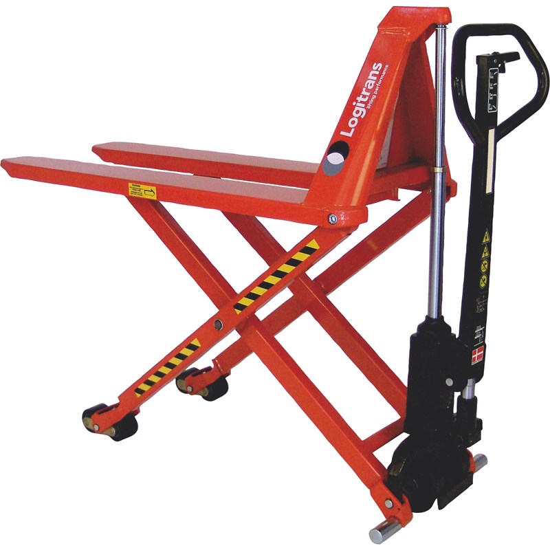 Jekketralle sakseløft < 1100 mm < 1000 kg