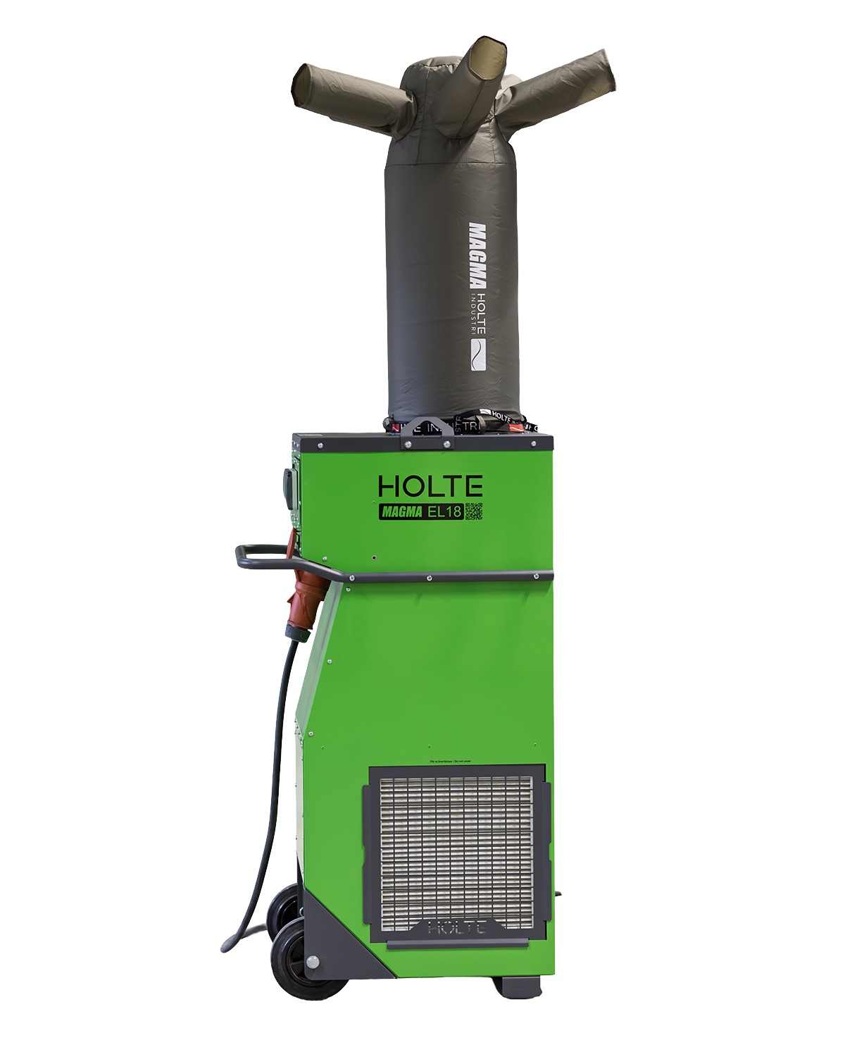 Varmeaggregat med luftfordeler 400V effekt < 20 kW