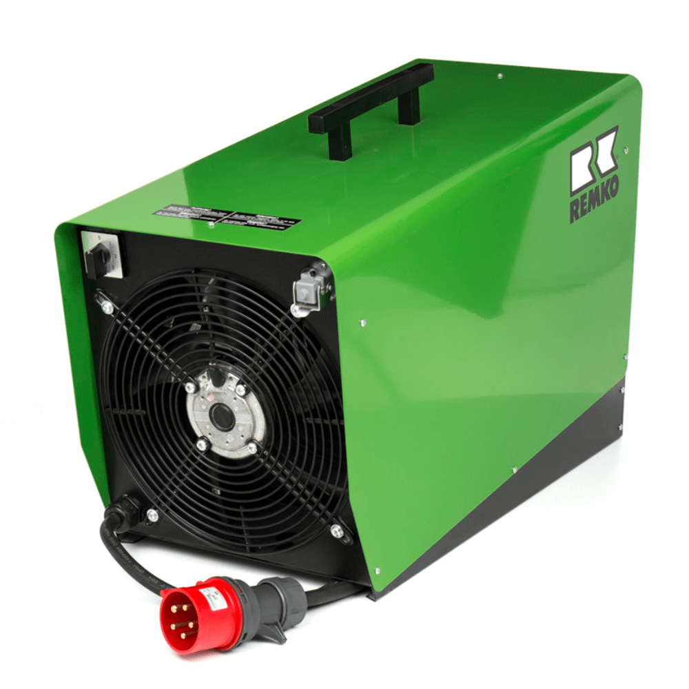 Varmeaggregat med luftfordeler 400V effekt < 20 kW