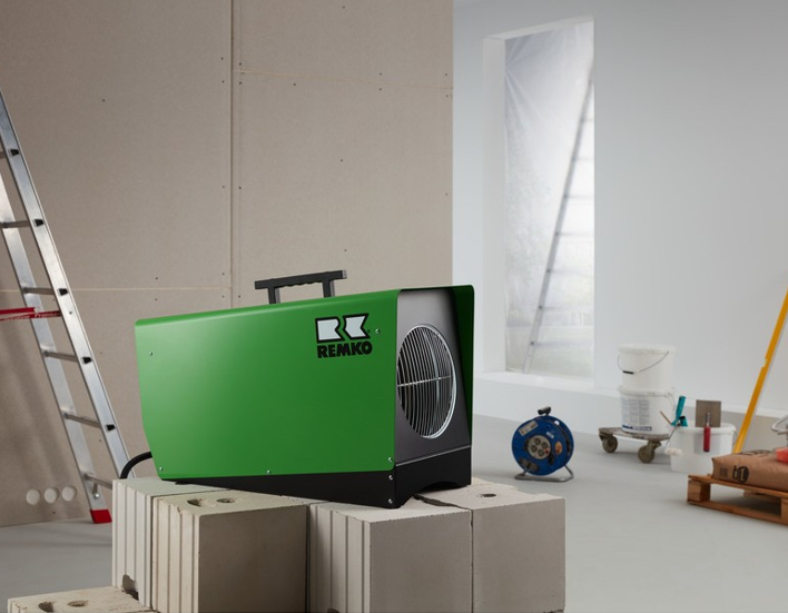 Varmeaggregat med luftfordeler 400V effekt < 20 kW