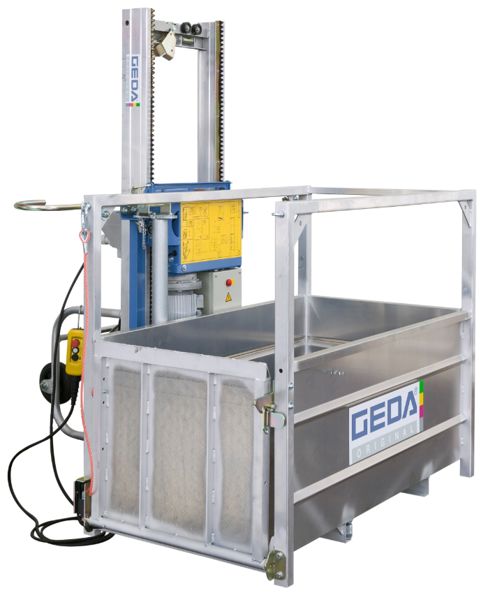 Materialheis kapasitet < 400 kg