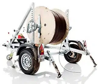 Tilhengermontert kabelvogn